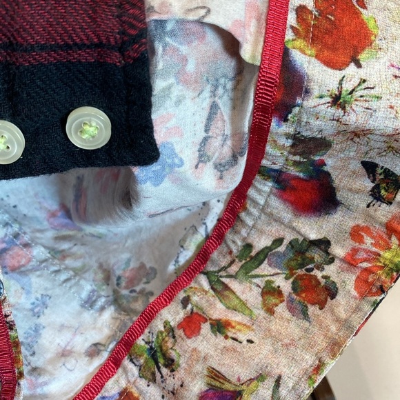 Gabano Spring Butterfly Casual Button Down M Fit Bought in Amsterdam Flowers - Picture 12 of 14